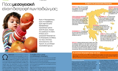 Πόσο μεσογειακή είναι η διατροφή των παιδιών μας;