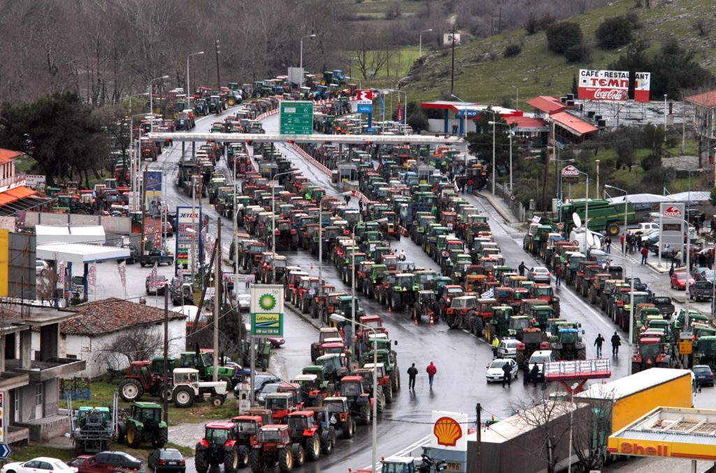 Μπλόκο στα Τέμπη ετοιμάζονται να στήσουν οι αγρότες την Τετάρτη