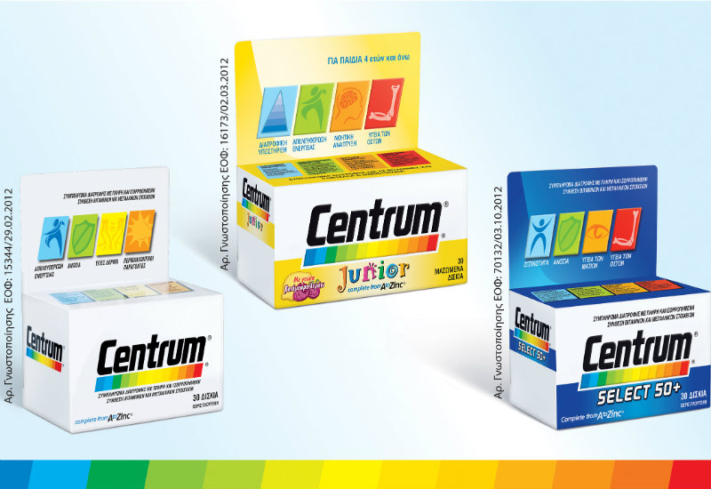 Centrum, για πλήρη ισορροπία σε βιταμίνες και μέταλλα