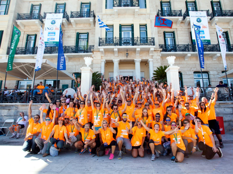 Η ΙΝG Ελλάδος Χρυσός Χορηγός στο Spetses mini Marathon 2014