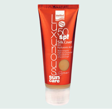 5 αντηλιακές κρέμες προσώπου, Silk Cover με SPF50, της Luxurious Sun Care, της Intermed