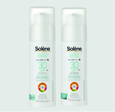 5 αντηλιακά προσώπου Solène Ultra Satin με SPF 30