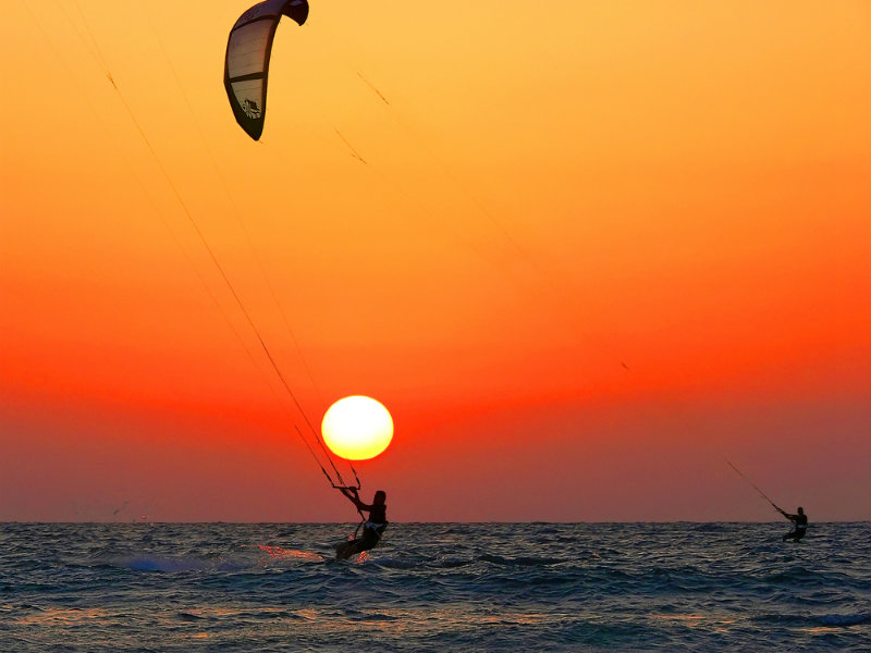 Kite surf. Με πήρε και με σήκωσε!