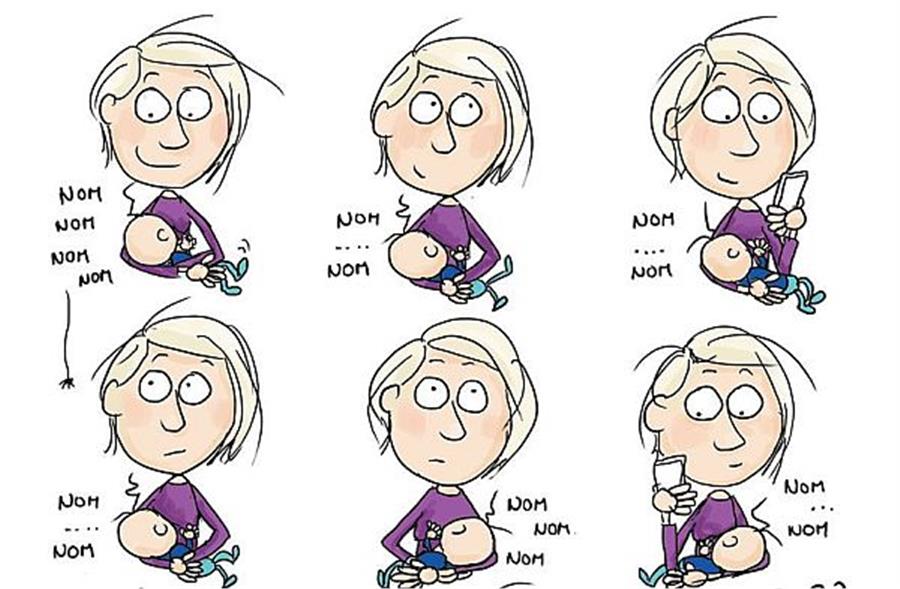 12 αστεία σκίτσα για την μητρότητα