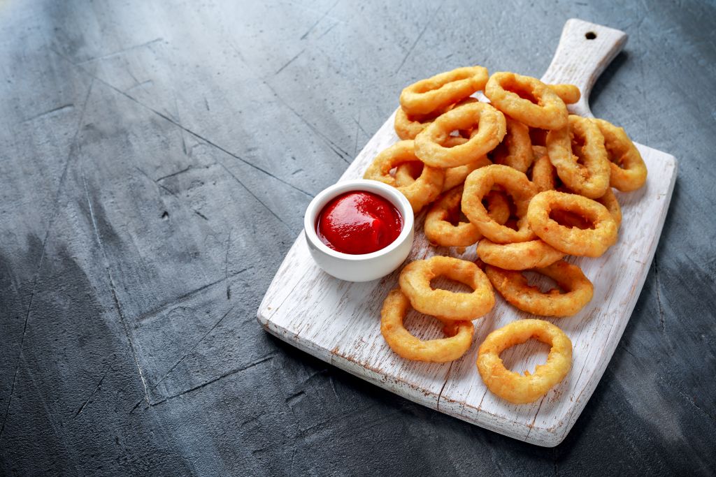 Σπιτικά onion rings