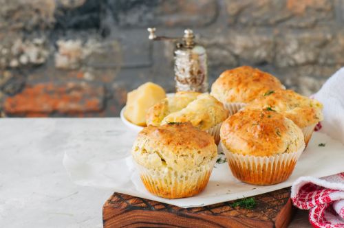 Muffins με τυριά