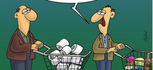 Αρκάς : Το αστείο σκίτσο για τον κοροναϊό και το… χαρτί υγείας | vita.gr