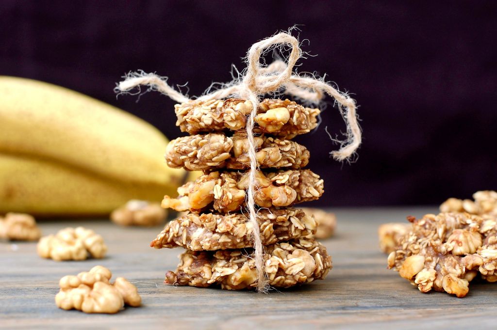 Cookies μπανάνας με δύο υλικά