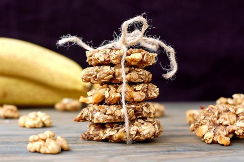 Cookies μπανάνας με δύο υλικά