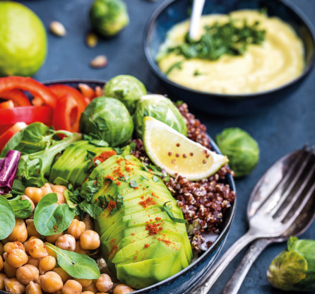 Buddha bowl για ενέργεια στο φουλ