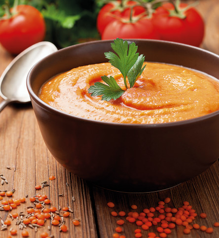 Βελούδινη σούπα με κόκκινες φακές | vita.gr