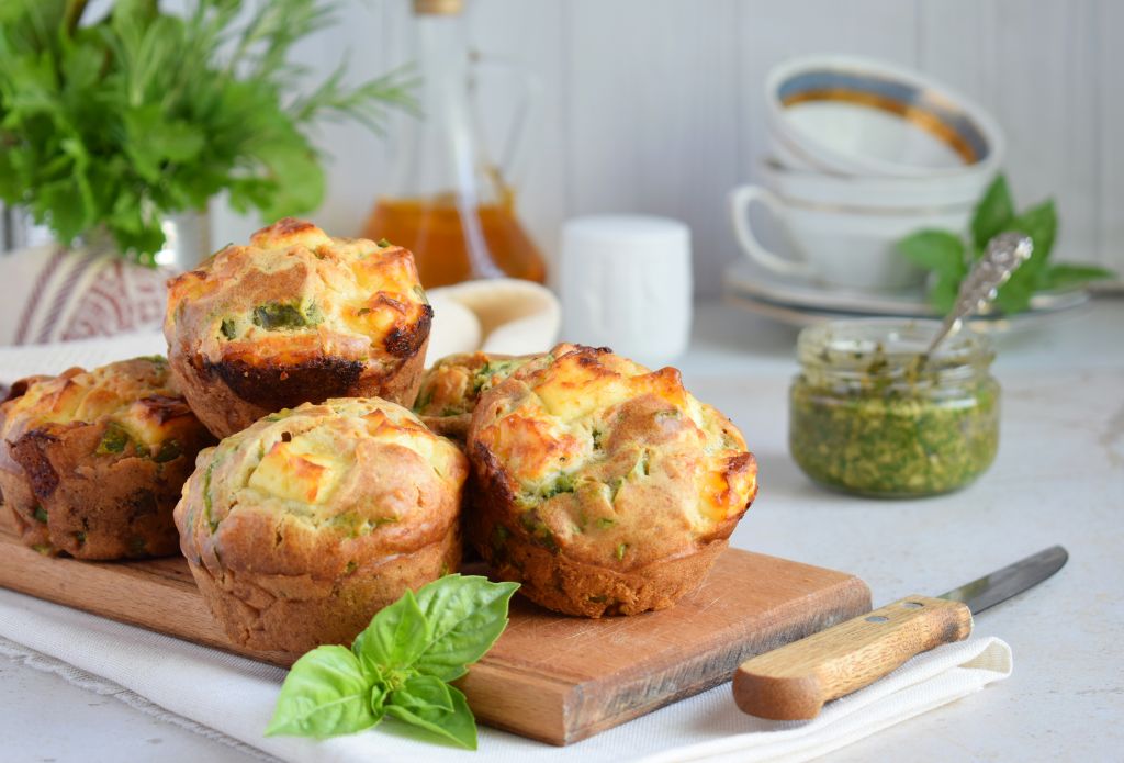 Σπιτικά muffins μπρόκολου