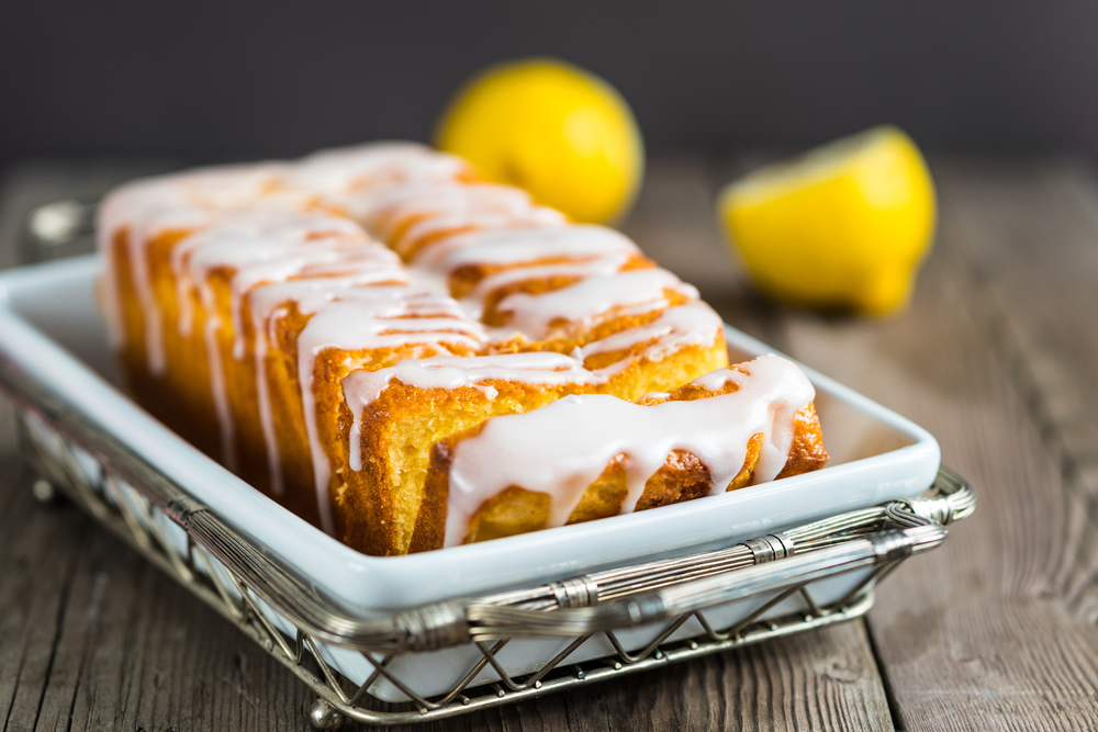 Cake λεμόνι με γλάσο