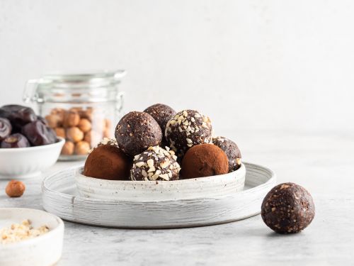 Energy balls με σοκολάτα και πορτοκάλι
