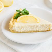 Ελαφρύ cheesecake λεμόνι