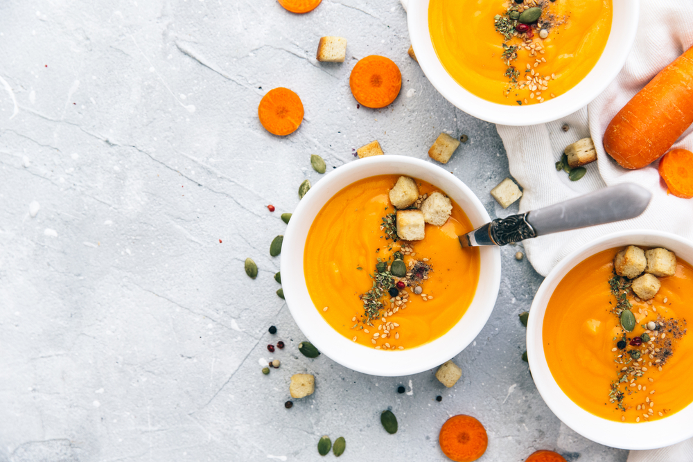 Σούπα με καρότο και κάσιους