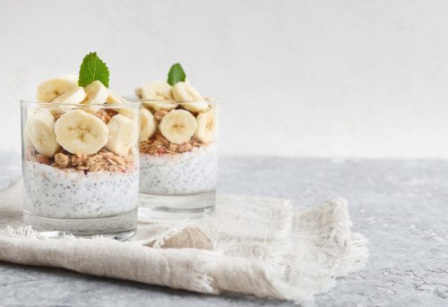 Chia pudding με μπανάνα