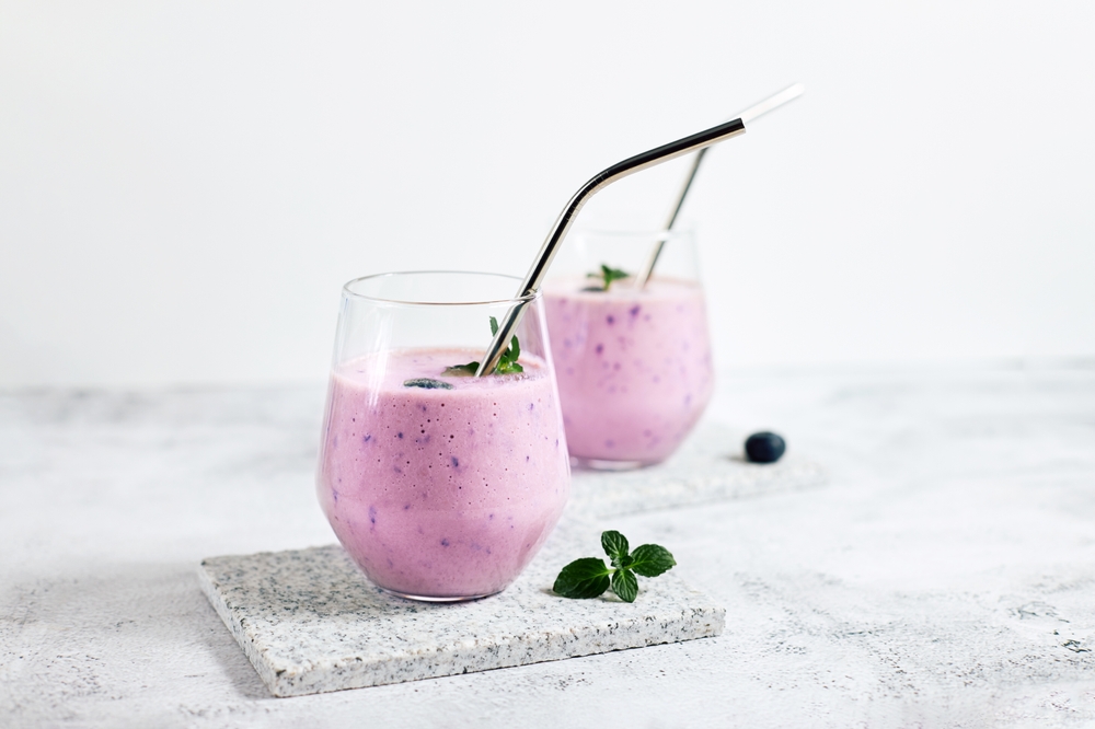 Αντιοξειδωτικό smoothie με blueberries και λεμόνι