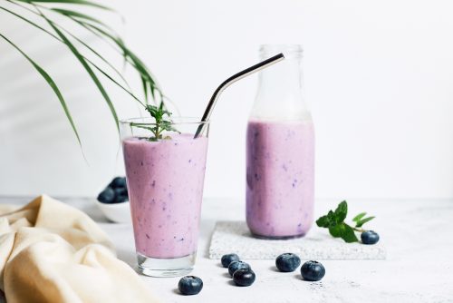 Smoothie με μούρα και κεφίρ