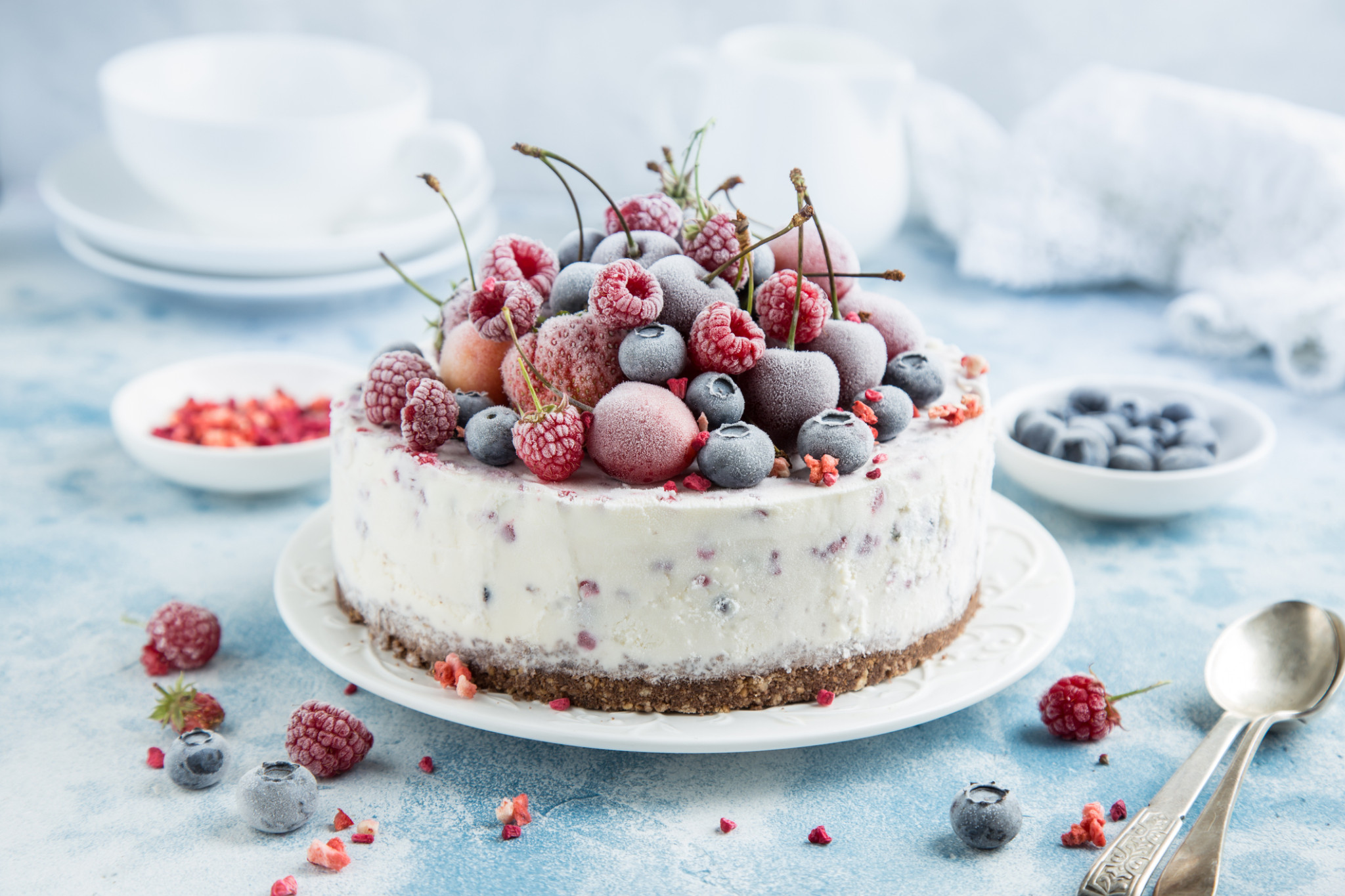 Σπιτικό παγωτό cheesecake