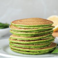 Πράσινα pancakes