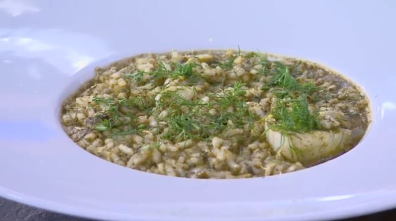 Ένα διαφορετικό ριζότο με πράσο και λεμόνι