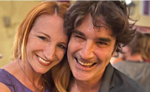 Στεφανία Γουλιώτη: Μαζί με τον Χριστόφορο Παπακαλιάτη στα γυρίσματα του «Maestrο»