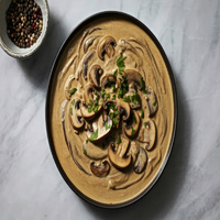 Στρογγάνοφ με μανιτάρια