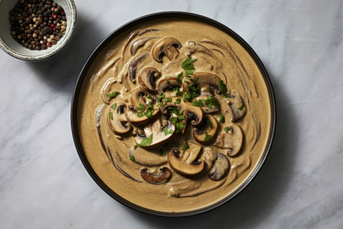 Στρογγάνοφ με μανιτάρια