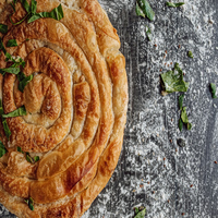 Χορτόπιτα με ανθότυρο