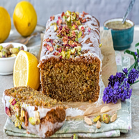 Κέικ αμυγδάλου με γεύση βερίκοκο