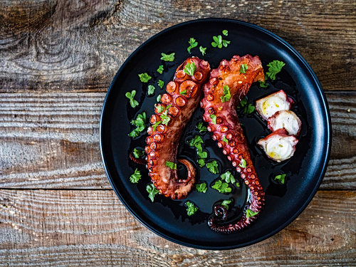 Τρυφερό ξιδάτο χταπόδι