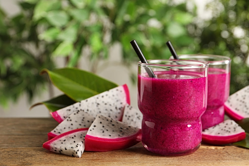 Pink dragon smoothie έτοιμο σε 1 λεπτό