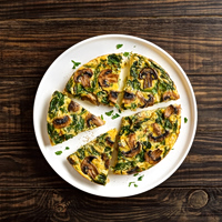 Φριτάτα με μανιτάρια