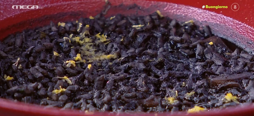 Ριζότο με μελάνι σουπιάς