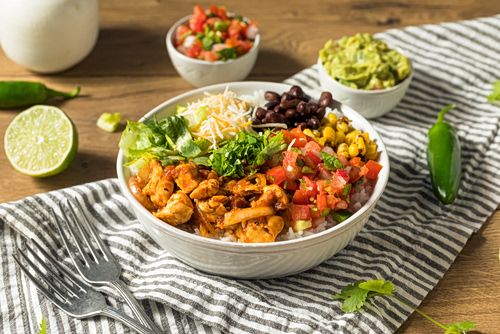 Fajitas με κοτόπουλο